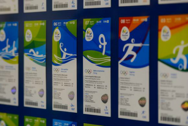 Comitê Rio 2016 apresenta ingressos para os Jogos Olímpicos, que serão anerntos no dia 5 de agosto.(Foto: Agência Brasil)