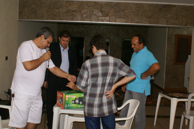 A ganhadora do sorteio foi a prefeita de Santa Rita do Pardo