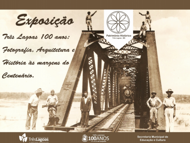 Exposição “Três Lagoas 100 anos será aberta no dia 02 de setembro A exposição ficará aberta ao público até o dia 22 de setembro. (Foto: Ilustração)