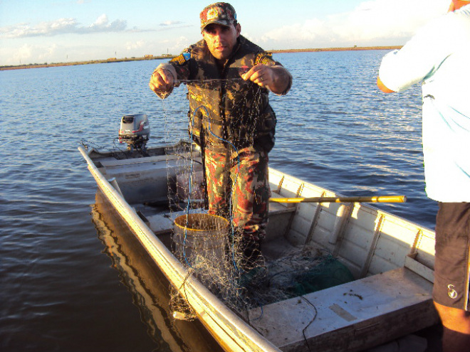 PMA prende homem por pesca predatória em Bataguassu
Foto: Assessoria de Comunicação