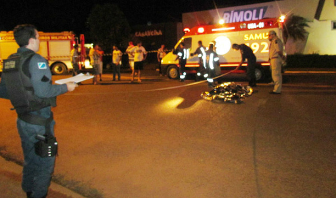 “Foi uma fatalidade”, diz condutor de carro que matou idosa Condutor diz que fugiu do local do acidente temendo ser agredido por populares. (Foto: Pollyanna Eloy/Minuto MS)
