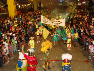 Durante a troca de bandas aconteceu a premiação dos blocos mais animados.