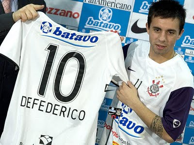Defederico em sua chegada ao Corinthians (Foto: Divulgação/Google)