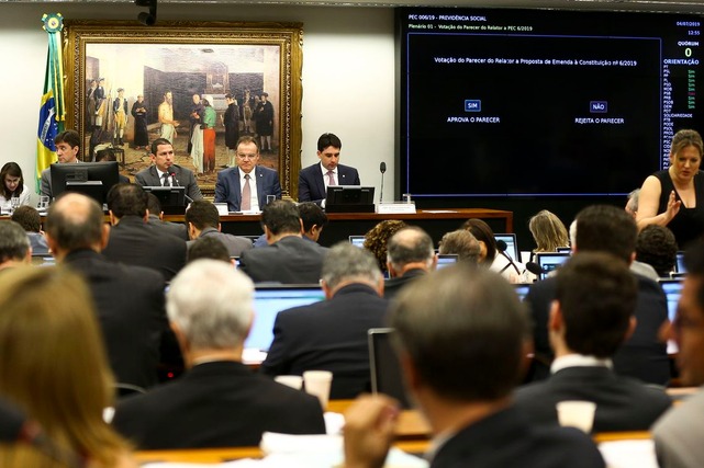 Comissão aprova texto-base da reforma da Previdência Foto: Marcelo Camargo/Agência Brasil