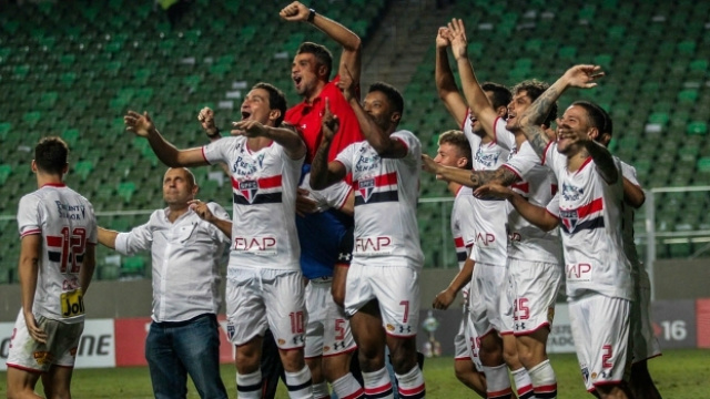 Time tricolor passou pelo Atlético-MG nas quarta.(Foto: ESPN)