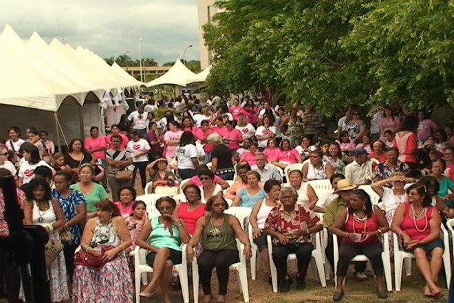 Muitas atrações durante a festa que homenagiou as mulheres
Foto: Maycon Almeida