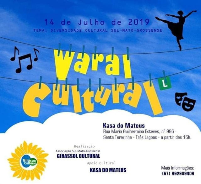 Varal Cultural acontece neste domingo; confira a programação Reprodução
