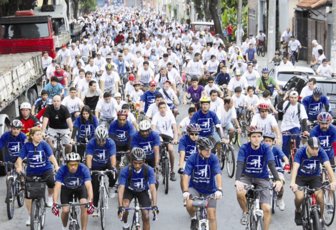 O Pedala Sesi, que visa promover a saúde, a qualidade de vida e o bem estar dos trabalhadores das indústrias
