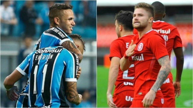 Grêmio de Luan e Inter de Sasha lideram o Brasileiro na quarta rodada.(Foto: ESPN)