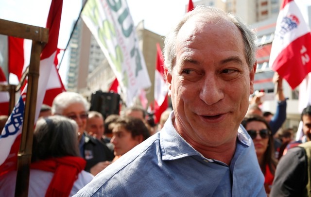 Ciro Gomes: pesquisa mostra novamente o candidato do PDT indo para o segundo turno (Rodolfo Buhrer/Reuters)