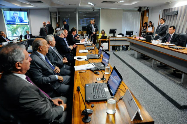 Plenário da Comissão de Serviços de Infraestrutura. (Foto:
Geraldo Magela/Agência Senado)