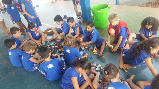 Alunos da E.M. “Gentil Rodrigues Montalvão” participam do Recreio Dirigido Foto: Divulgação