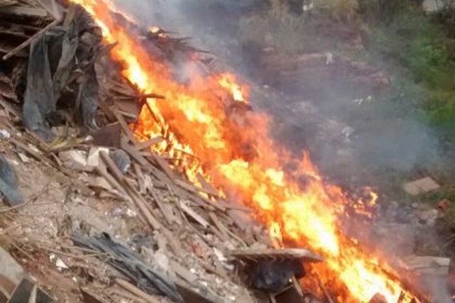 Número de incêndios em vegetação em 2018 já ultrapassa total do ano passado Buracão do Jupiá é um dos lugares onde os incêndios são comuns. Foto: Divulgação/Prefeitura