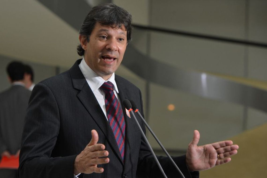 PT indica Haddad no lugar de Lula na disputa presidencial Arquivo/Agência Brasil/Agência Brasil