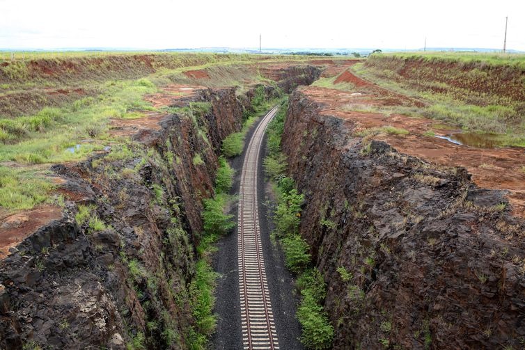 Governo arrecada R$ 2,719 bi com leilão da Ferrovia Norte-Sul Ferrovia Norte-Sul, trecho Rio Verde-Santa Helena de Goiás - Beth Santos/Secretaria-Geral da PR