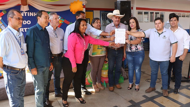 Ordem de serviço para ampliação do CEI Prof. Neife de Souza Lima é assinada Foto: Assessoria