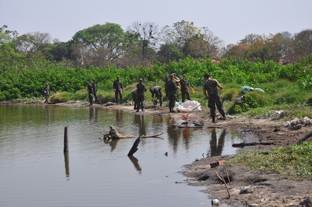Meio Ambiente inicia força tarefa de limpeza na Segunda Lagoa Foto: Assessoria