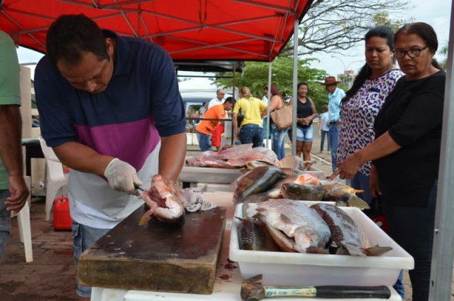 A feira foi criada para que a população consuma peixe fresco (Foto/Assessoria)