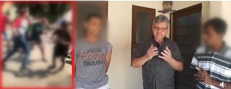 Dupla que sofreu agressão generalizada em Três Lagoas conta como tudo ocorreu (Reprodução/Perfil News).