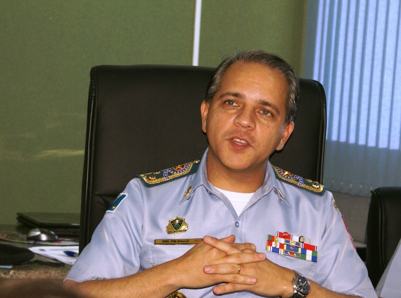 Coronel Carlos Alberto David dos Santos, comandante-geral da Polícia Militar. (Foto: Edmir Conceição)