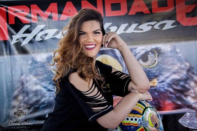 Garota Moto Show de Três Lagoas vence concurso em Minas Gerais Arquivo Pessoal