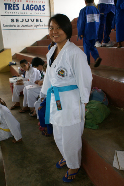Judoca Meire Koga, de 17 anos. Foto: Camila Carvalho