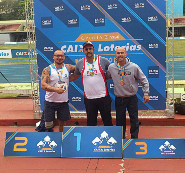 O paratleta Felipe Araújo avaliou como excelente o resultado obtido na segunda etapa do Circuito Caixa.  (Foto :Assessoria)