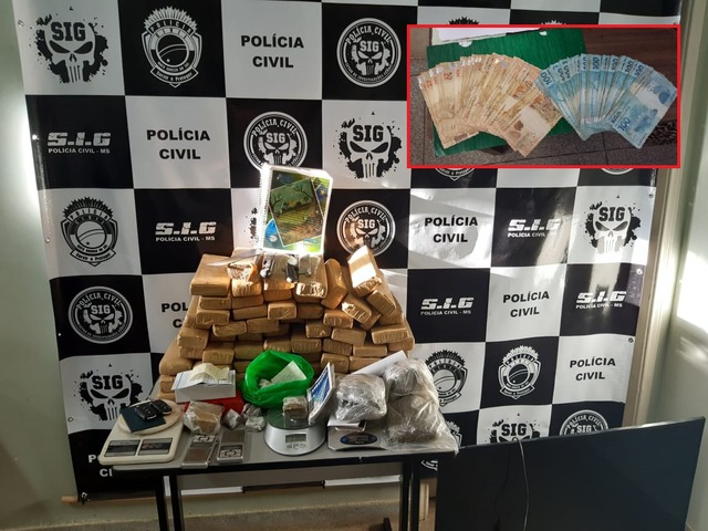 Polícia desmonta ponto de tráfico de droga no Jardim Nova Ipanema Foto: Divulgação SIG