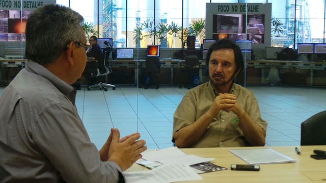 Eldorado comemora 5 anos com produção recorde: 7,6 milhões de toneladas de celulose Ao Perfil News, Carlos Monteiro, contou o ‘segredo’ para a obtenção do sucesso. Ele atribui a conquista a todos os colaboradores da unidade (Foto: Lucas Gustavo)
