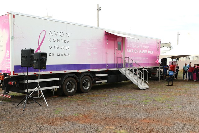 Carreta com equipe do Hospital de Amor de Nova Andradina realizará 98 mamografias e 130 preventivos, previamente agendados (Foto/Assessoria)