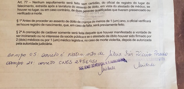 Morte de recém-nascido faz mães se unirem para pedir explicações sobre partos naturais no Auxiliadora Laudo tem observação de que o bebê teria nascido morto, apesar da família ter visto que ele estava vivo no momento do nascimento.