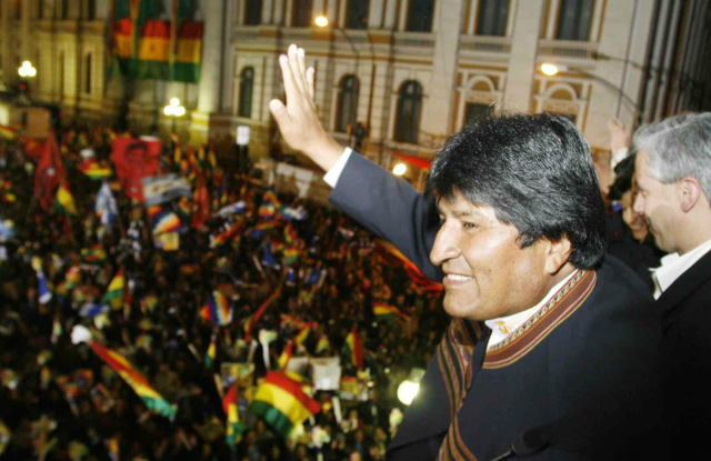 Morales foi reeleito para um mandato de cinco anos, com 61% dos votos válidos (Foto: Google)