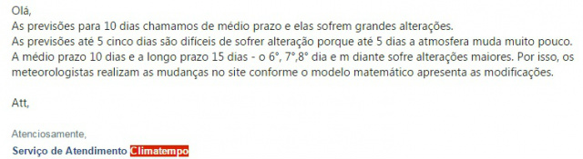Climatempo erra previsão e frio não chega a Três Lagoas Climatempo erra previsão e frio não chega a Três Lagoas