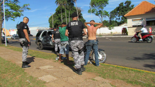 Por conta da criminalidade em crescimento, as equipes do 2° BPM de Três Lagoas também aumento o policiamento preventivo e ostensivo na cidade (Foto: Divulgação)