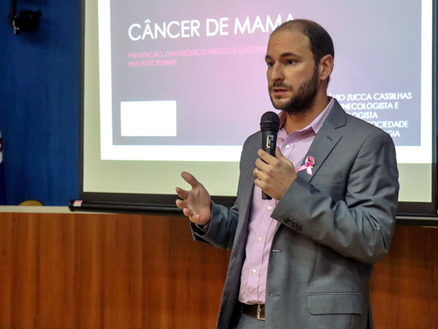 Cerimônia na Câmara abre campanha “Outubro Rosa” Dr. Luiz Zucca (Foto/Assessoria)