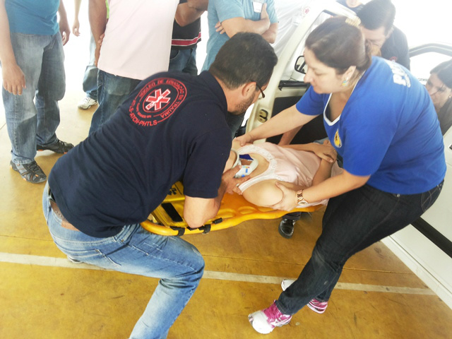 O curso contou com aulas teóricas e práticas, durante os dois dias do evento (Foto: Divulgação)