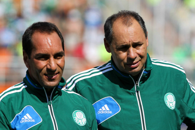 Edmundo e Evair confirmaram presença na festa que o Palmeiras fará no Derby.(Foto: Gazeta Press)