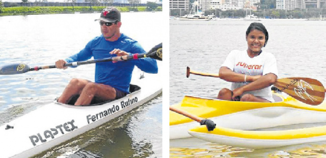 Os dois tiveram bons resultados em suas eliminatórias e também garantiram presença diretamente para as finais sem precisar da semifinal nas categorias K1 masculino TA e V1 feminino TA, respectivamente (Foto: Reprodução)