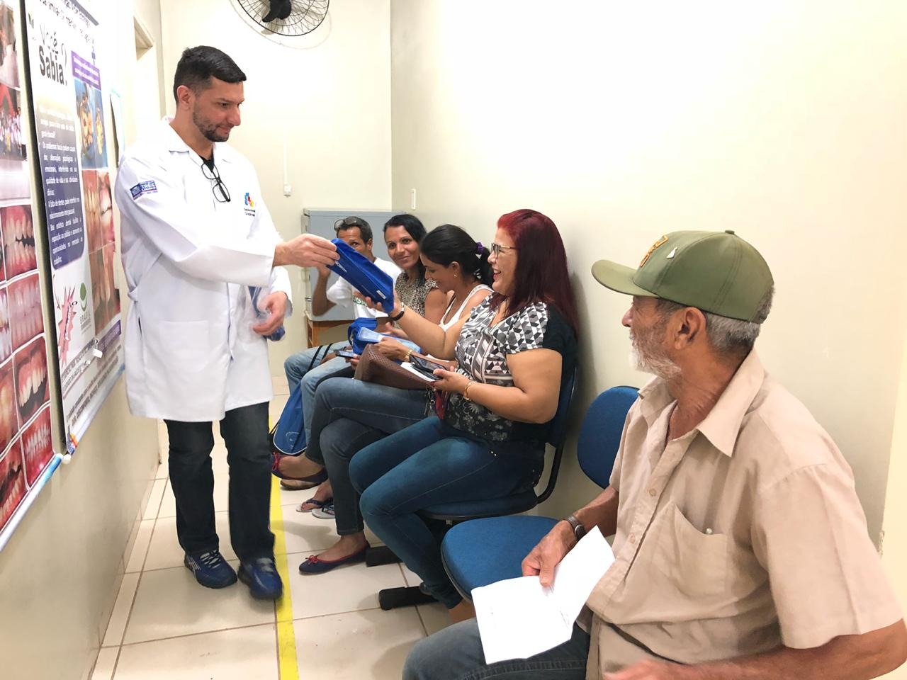 Famílias da Cooperativa Arara Azul de Três Lagoas recebem atendimento de saúde bucal