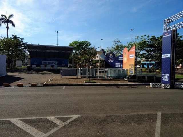 Está tudo pronto para o Circuito Ciclístico que acontece amanhã, com saída às 8h da Praça Senador Ramez Tebet. Foto: Divulgação