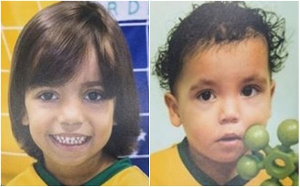Gustavo Santos, de 3 anos, e Bernardo Alves, de 1 ano, foram encontrados mortos em Boituva — Foto: Arquivo Pessoal