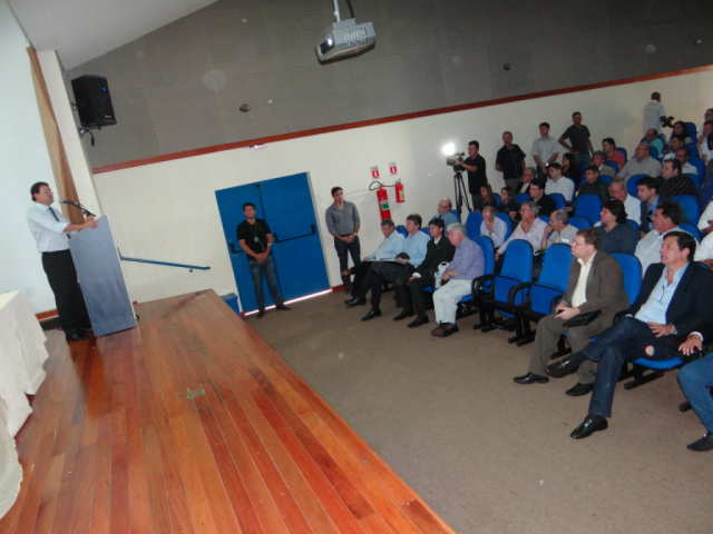 De grande importância para o desenvolvimento do Estado o evento foi dirigido pelo presidente da Fiems, Sergio Longen (Foto: Assessoria)