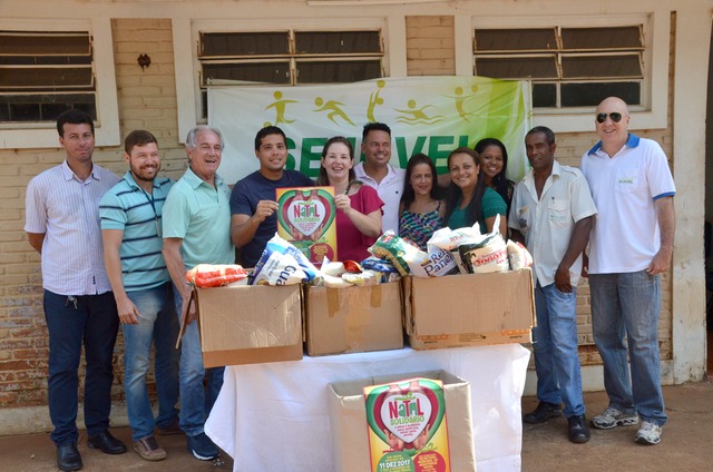 A contribuição de cada equipe inscrita resultou num total de 240 kg de alimento não perecível (Foto/Assessoria)