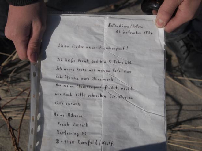 Carta tinha sido enviada há 24 anos. (Foto: Viktor Guseinov/Komsomolskaya Pravda/AP)