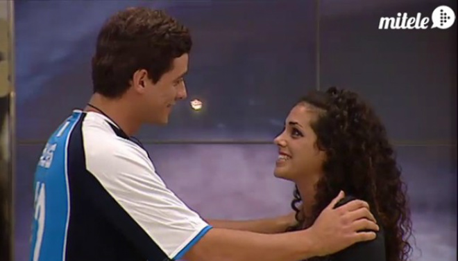 Fael reencontra Noemí no 'Gran Hermano' Fael reencontra Noemí Gran Hermano (Foto: Gran Hermano / Reprodução)