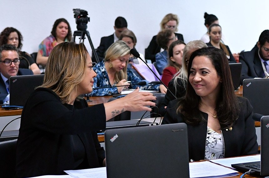 Agressor de mulher não pode ocupar cargo público, determina Senado As senadoras Leila Barros (à esq.) e Mailza Gomes foram relatoras de duas das propostas aprovadas como forma de marcar o transcurso dos 13 anos da Lei Maria da Penha. Foto: Geraldo Magela/Agência Senado