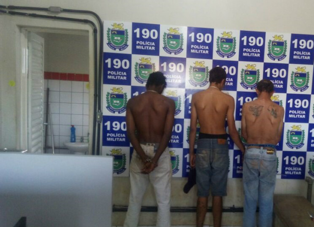 Ao serem encaminhados para a Delegacia de Polícia Civil de Três Lagoas, o trio teria confessado o furto. (Foto: Divulgação)