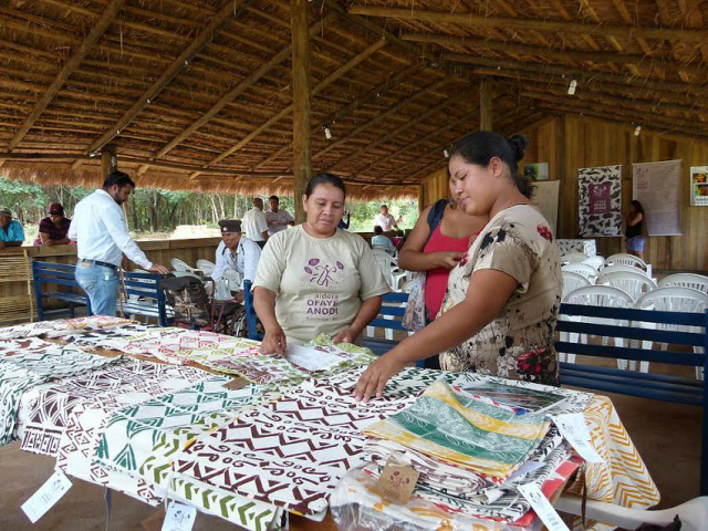 Fibria participa da inauguração do Centro Cultural Indígena Ofayé A doação dos materiais para o Centro Cultural foi realizada pela Fibria (Foto/Assessoria)