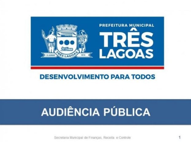 Saúde de Três Lagoas presta contas do segundo quadrimestre de 2018 em Audiência Pública