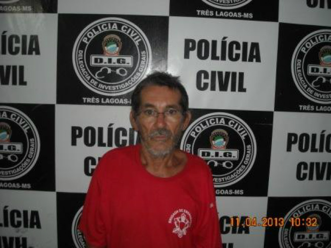 Jose Pires de 61 anos era foragido da polícia e foi preso no bairro Alto da Boa Vista (Foto: Assessoria Polícia Civil)